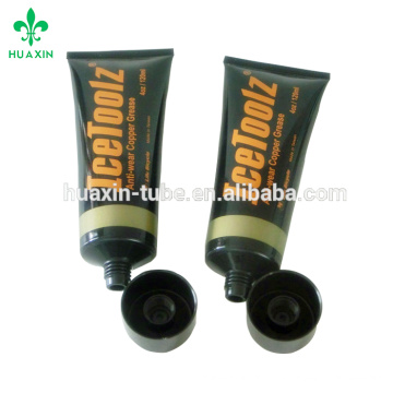 grande jovem tubo de plástico cosmético preto 120ml